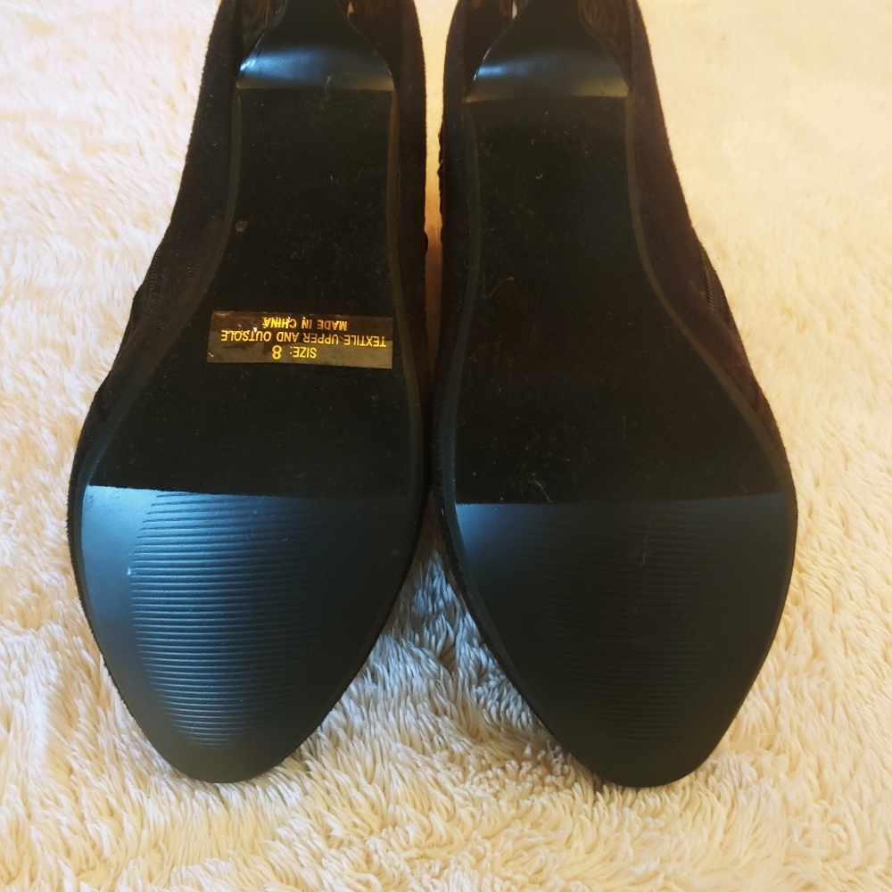 NWOT Suede Studded Stiletto Boots - Picture 10 of 13